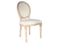 Chaise En Bois Patiné Et Canage Eléonore