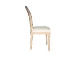 Chaise En Bois Patiné Et Canage Eléonore -Mobilia Boutique chaise 13310639