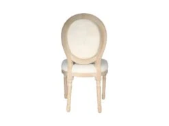 Chaise En Bois Patiné Et Canage Eléonore -Mobilia Boutique chaise 13310641