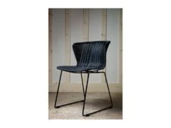 Wings - Lot De 2 Chaises Indoor/outdoor En Résine Tressée - Couleur - Noir -Mobilia Boutique chaise 13389731