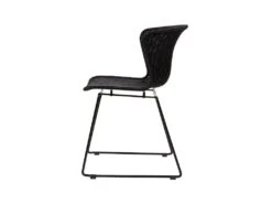 Wings - Lot De 2 Chaises Indoor/outdoor En Résine Tressée - Couleur - Noir -Mobilia Boutique chaise 13389733