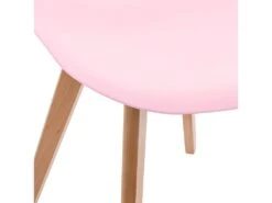 Chaise Pour Enfant En Bois Et Polypropylène Rose H 58 Cm -Mobilia Boutique chaise 13457897
