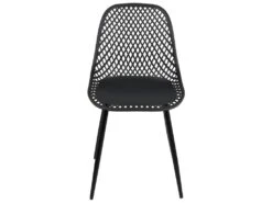 Lot De 2 Chaises De Cuisine Design Ajouré SELI (noir) -Mobilia Boutique chaise 13581237