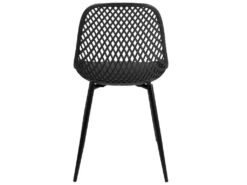 Lot De 2 Chaises De Cuisine Design Ajouré SELI (noir) -Mobilia Boutique chaise 13581241