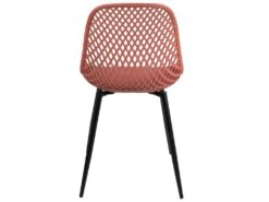Lot De 2 Chaises De Cuisine Design Ajouré SELI (rouge) -Mobilia Boutique chaise 13581251