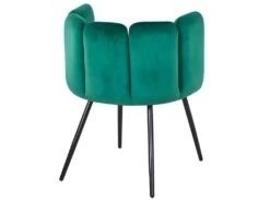 Lot De 2 Chaises Amela Velours Vert -Mobilia Boutique chaise 13698229