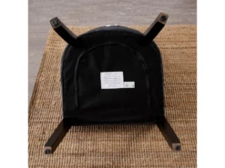 Ensemble De 4 Chaises De Salle à Manger Windsor - Rembourrage En Velours Moelleux Et Pieds En Bois Massif Robustes - Parfait Pour Votre Salle à Manger Et Salon - Gris Foncé -Mobilia Boutique chaise 13971285