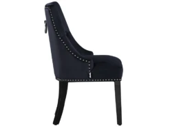 Ensemble De 2 Chaises De Salle à Manger Windsor - Rembourrage En Velours Moelleux Et Pieds En Bois Massif Robustes - Parfait Pour Votre Salle à Manger Et Salon - Noir 14 Ensemble De 2 Chaises De Salle à Manger Windsor - Rembourrage En Velours Moelleux Et Pieds En Bois Massif Robustes - Parfait Pour Votre Salle à Manger Et Salon - Noir -Mobilia Boutique chaise 13971537