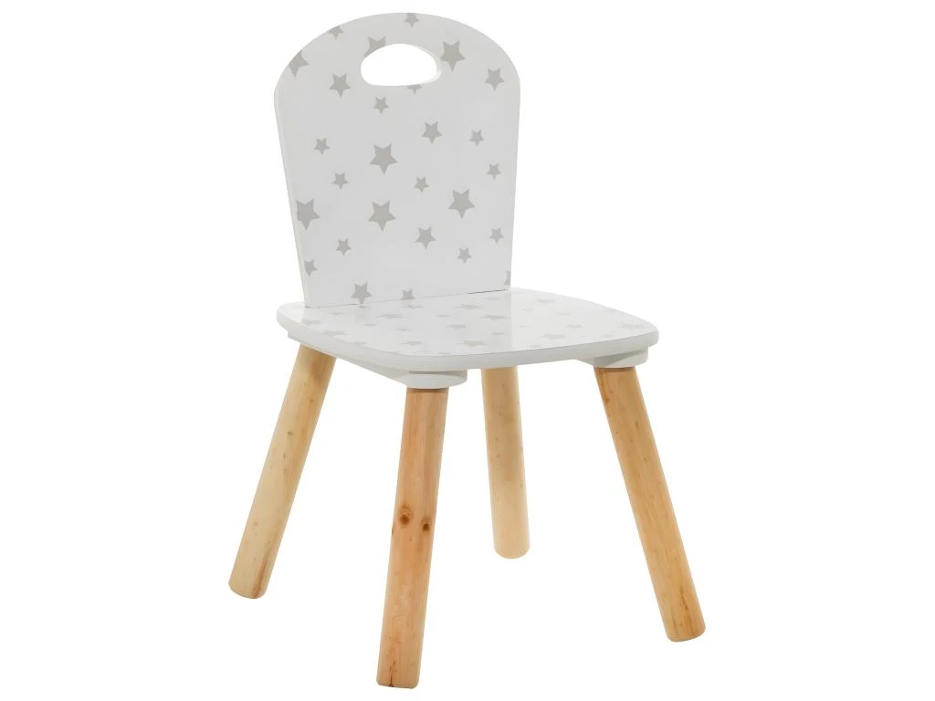 Chaise Pour Enfant En Bois Motif étoiles H 50 Cm 3 Chaise Pour Enfant En Bois Motif étoiles H 50 Cm