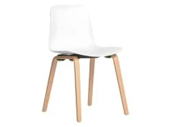 Quatuor De Chaises Blanc - LUCIE -Mobilia Boutique chaise 14341157