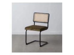 Duo De Chaises Métal/Rotin/Vert- MARIETTE -Mobilia Boutique chaise 14430521