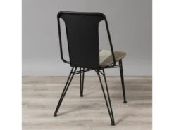 AMBROISE - Lot De 2 Chaises Pied Métal -Mobilia Boutique chaise 14656053