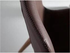 Chaise En Simili Cuir Et Bois Noyer 4043 ANGEL CERDA -Mobilia Boutique chaise 14721659