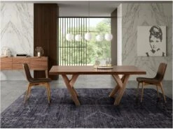 Chaise En Simili Cuir Et Bois Noyer 4043 ANGEL CERDA -Mobilia Boutique chaise 14721663