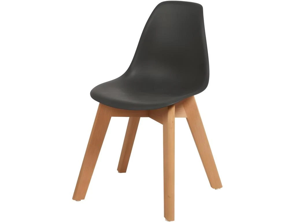 Chaise Enfant Design "Achao" 57cm Noir 4 Chaise Enfant Design "Achao" 57cm Noir – Image 2