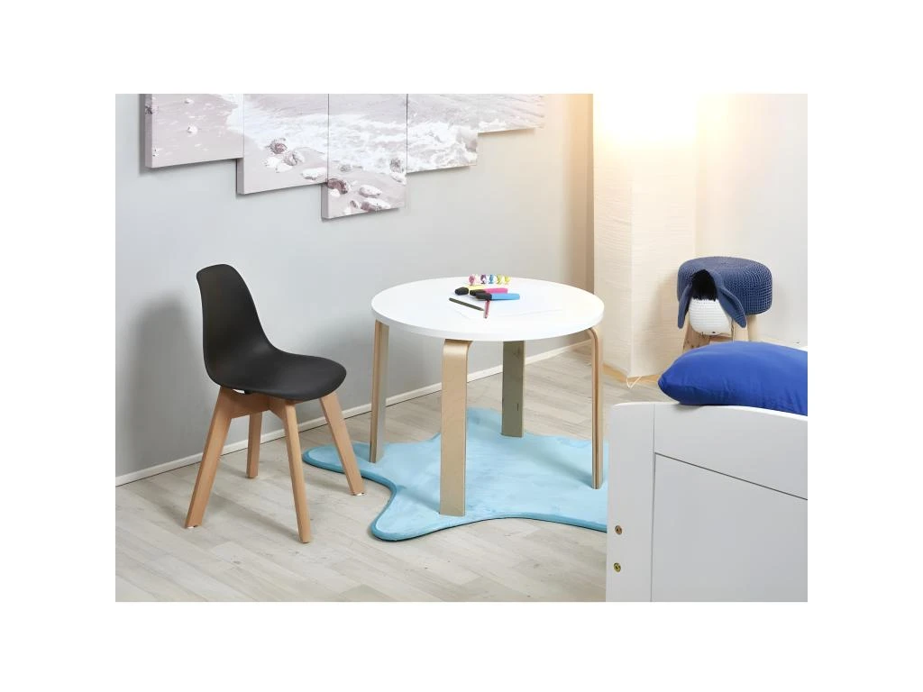 Chaise Enfant Design "Achao" 57cm Noir 7 Chaise Enfant Design "Achao" 57cm Noir – Image 5