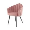 Chaise Design "Jeane" 85cm Rose -Mobilia Boutique chaise 15736297