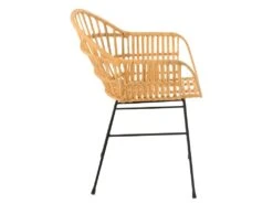 Chaise Design En Rotin "Keni" 80cm Naturel -Mobilia Boutique chaise 15736839