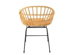 Chaise Design En Rotin "Keni" 80cm Naturel -Mobilia Boutique chaise 15736841