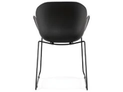 Chaise Design Avec Accoudoirs "Riod" 89cm Noir -Mobilia Boutique chaise 15736959