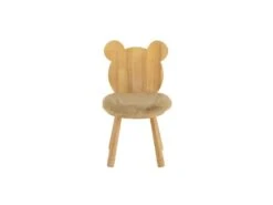 Chaise Pour Enfant En Bois "Ours" 61cm Naturel -Mobilia Boutique chaise 15738195