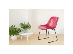 Lot De 2 Chaises Design "Cora" 81cm Rose -Mobilia Boutique chaise 15743261