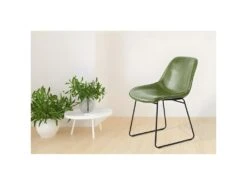 Lot De 2 Chaises Design "Cora" 81cm Vert 8 Lot De 2 Chaises Design "Cora" 81cm Vert -Mobilia Boutique chaise 15743545