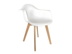 Lot De 2 Chaises Scandinave Enfant "Coque" 42cm Blanc -Mobilia Boutique chaise 15744991