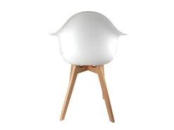 Lot De 2 Chaises Scandinave Enfant "Coque" 42cm Blanc -Mobilia Boutique chaise 15744993