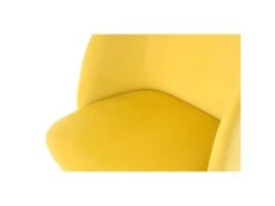 Lot De 2 Chaises En Velours "Celina" 84 Cm Jaune -Mobilia Boutique chaise 15745221