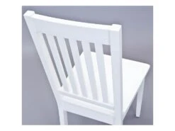 Lot De 2 Chaises Design Bois "Takao" 95cm Blanc -Mobilia Boutique chaise 15745647