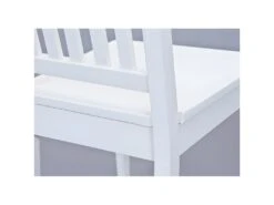 Lot De 2 Chaises Design Bois "Takao" 95cm Blanc -Mobilia Boutique chaise 15745649