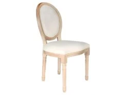 Lot De 2 Chaises Design "Eleonor" 96cm Beige -Mobilia Boutique chaise 15746969