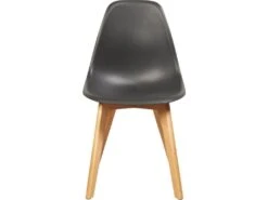 Lot De 4 Chaises Scandinaves "Pesuo" 82cm Noir -Mobilia Boutique chaise 15762969