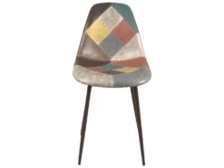 KAYELLES Lot De 2 Chaises Patchwork Scandinave NOVA -Mobilia Boutique chaise 15793821