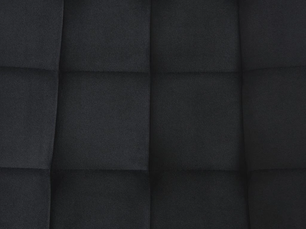 Lot De 2 Chaises Matelassées - Velours Et Métal Noir - Noir - OLLUA 10 Lot De 2 Chaises Matelassées - Velours Et Métal Noir - Noir - OLLUA – Image 8