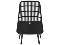 Lot De 4 Chaises Salon Salle à Manger Restaurants, Les Cafés, Les Bureaux Et Les Salles D'attente 150 Kg Max Noir 14_0006003 -Mobilia Boutique chaise 15859641