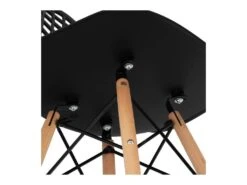 Lot De 4 Chaises Salon Salle à Manger Restaurants, Les Cafés, Les Bureaux Et Les Salles D'attente 150 Kg Max Noir 14_0006013 9 Lot De 4 Chaises Salon Salle à Manger Restaurants, Les Cafés, Les Bureaux Et Les Salles D'attente 150 Kg Max Noir 14_0006013 -Mobilia Boutique chaise 15859661