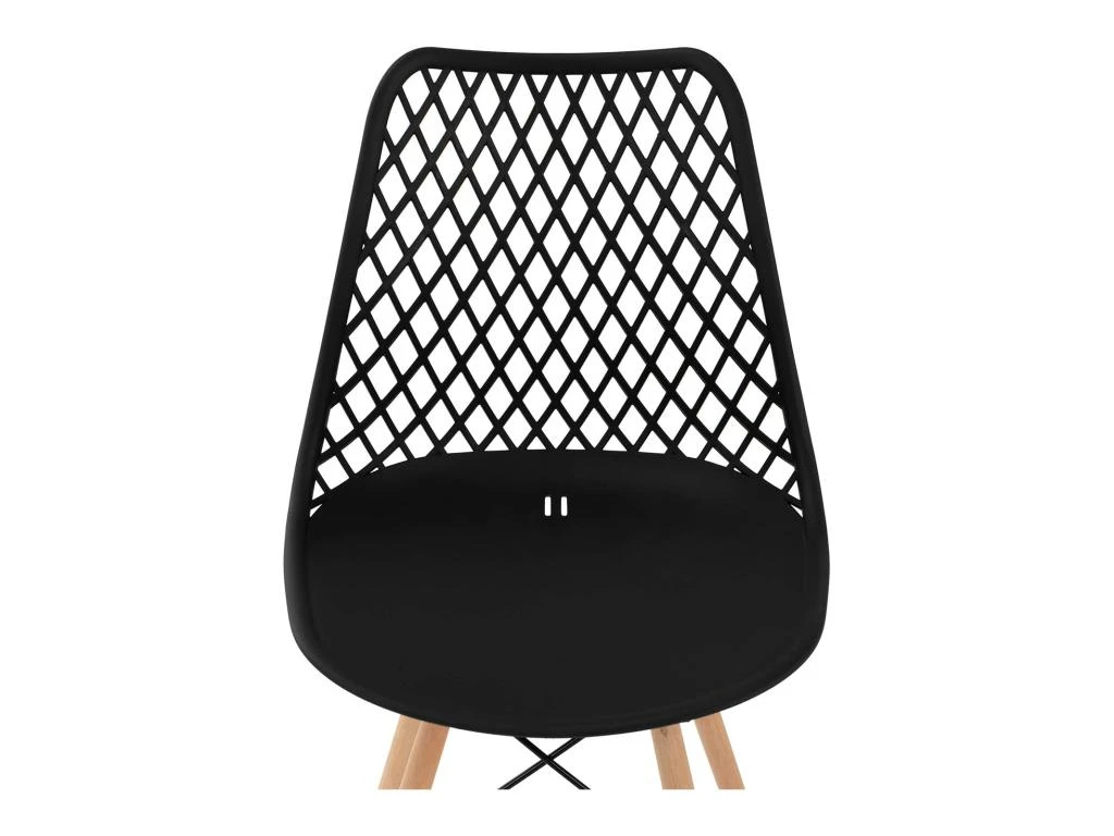 Lot De 4 Chaises Salon Salle à Manger Restaurants, Les Cafés, Les Bureaux Et Les Salles D'attente 150 Kg Max Noir 14_0006013 6 Lot De 4 Chaises Salon Salle à Manger Restaurants, Les Cafés, Les Bureaux Et Les Salles D'attente 150 Kg Max Noir 14_0006013 – Image 4