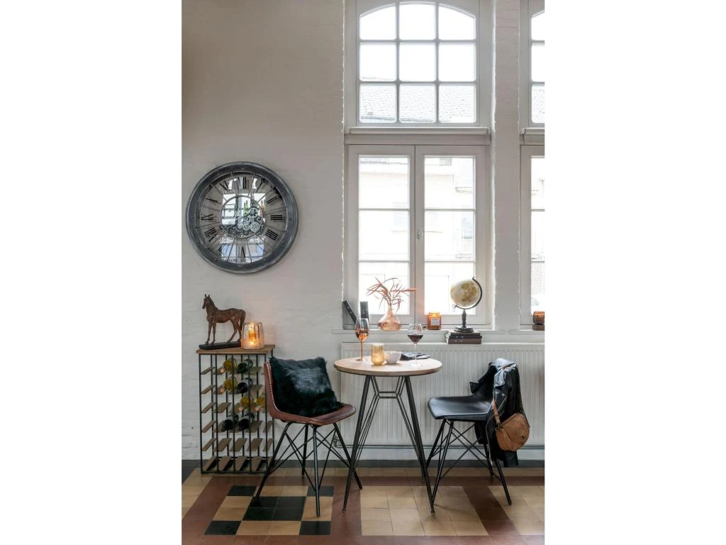 Chaise Loft Cuir Metal Noir Benarkin 5 Chaise Loft Cuir Metal Noir Benarkin – Image 3