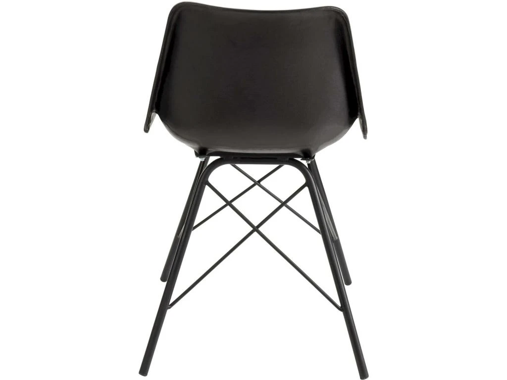 Chaise Loft Cuir Metal Noir Benarkin 9 Chaise Loft Cuir Metal Noir Benarkin – Image 7