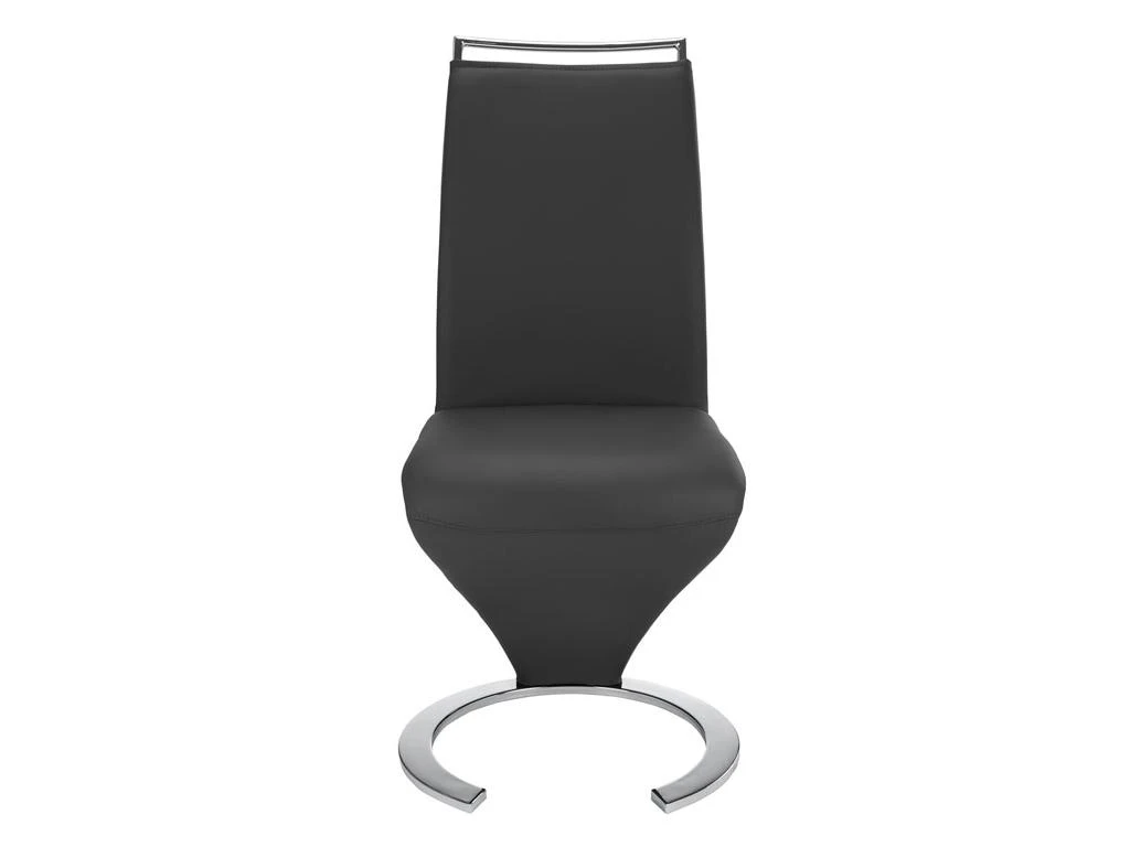 Lot De 2 Chaises TWIZY - Simili Noir 5 Lot De 2 Chaises TWIZY - Simili Noir – Image 3