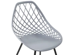 Lot De 2 Chaises De Salle à Manger Gris Clair CANTON -Mobilia Boutique chaise 16701829