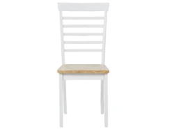 Lot De 2 Chaises De Salle à Manger Bois Clair Et Blanches BATTERSBY -Mobilia Boutique chaise 16703295