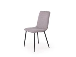 Chaise Rembourrée En Tissu - Gris -Mobilia Boutique chaise 17567729