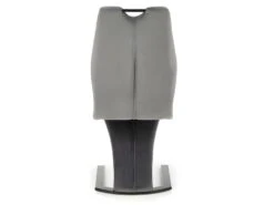 Lot De 2 Chaises Design En Velours - Gris -Mobilia Boutique chaise 17568551