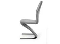 Lot De 2 Chaises Design En Velours - Gris -Mobilia Boutique chaise 17568553