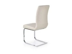 Lot De 2 Chaises En Cuir Synthétique - Cappuccino -Mobilia Boutique chaise 17568687