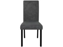 Chaise Havane Grise (lot De 2) -Mobilia Boutique chaise 17577555