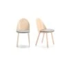 Duo De Chaises Bois/Bois - TEULAT UMA -Mobilia Boutique chaise 17621877